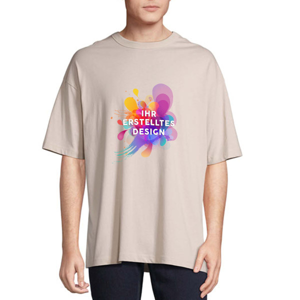 Übergroßes UNISEX T-Shirt mit Ihrem Wunschdesign
