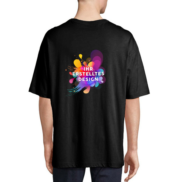 Übergroßes UNISEX T-Shirt mit Ihrem Wunschdesign