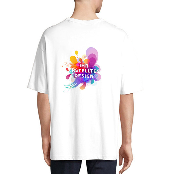 Übergroßes UNISEX T-Shirt mit Ihrem Wunschdesign