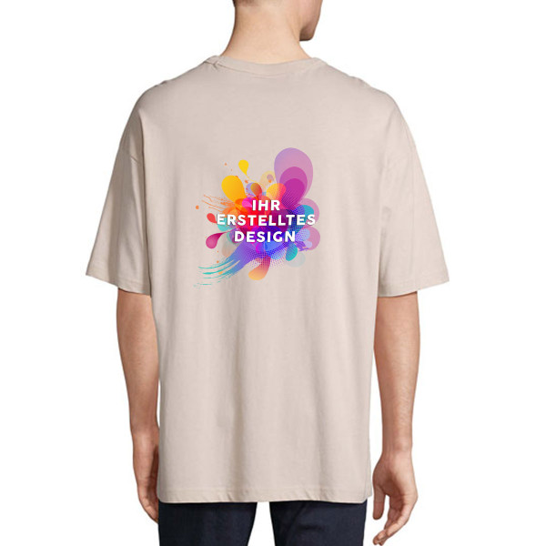 Übergroßes UNISEX T-Shirt mit Ihrem Wunschdesign
