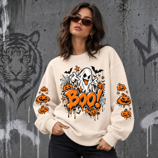 Unisex-Sweatshirt in Pastelltönen "Boo"