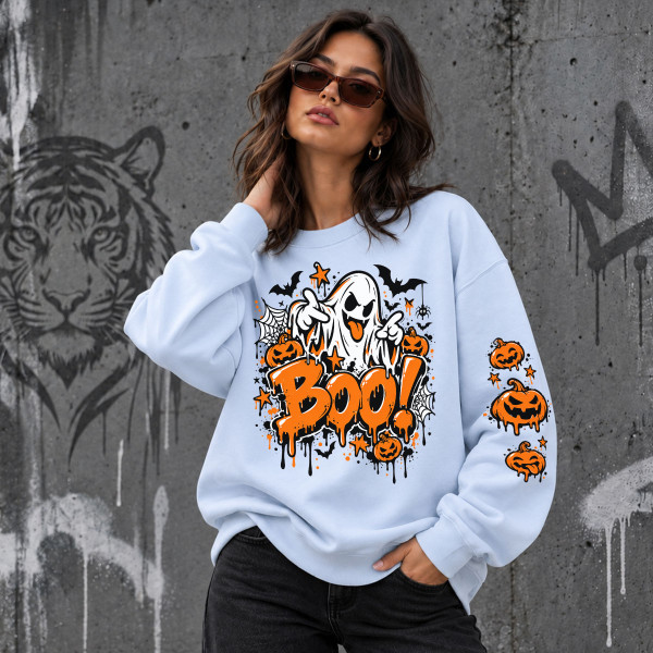 Unisex-Sweatshirt in Pastelltönen "Boo"