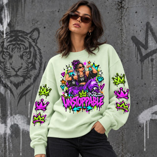 Unisex-Sweatshirt in Pastelltönen "Unstoppable"