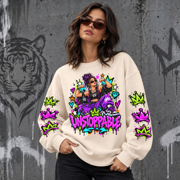 Unisex-Sweatshirt in Pastelltönen "Unstoppable"