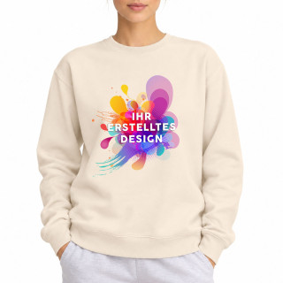 UNISEX pastellfarbenes Sweatshirt mit Ihrem individuellen Design