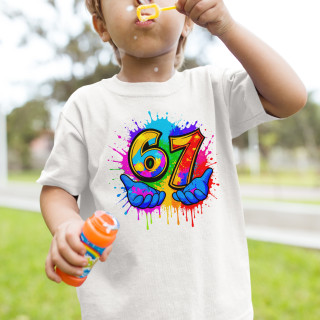 Kinder-T-Shirt "Six seven" Kinder-T-Shirt "Six seven"