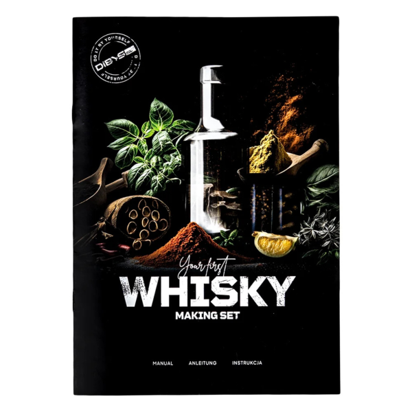Whisky-Herstellungsset mit Gewürzen und Cocktailzubehör