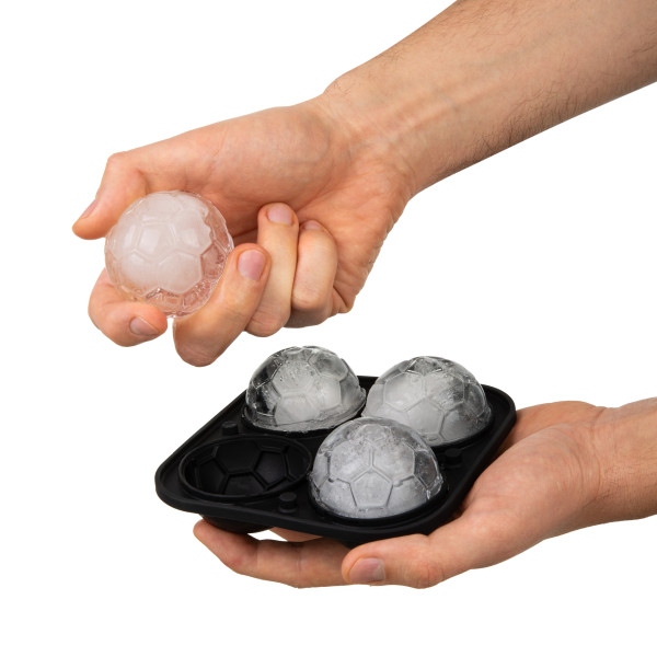 Whisky- und Fußballfan-Set: Glas- und Eisformen