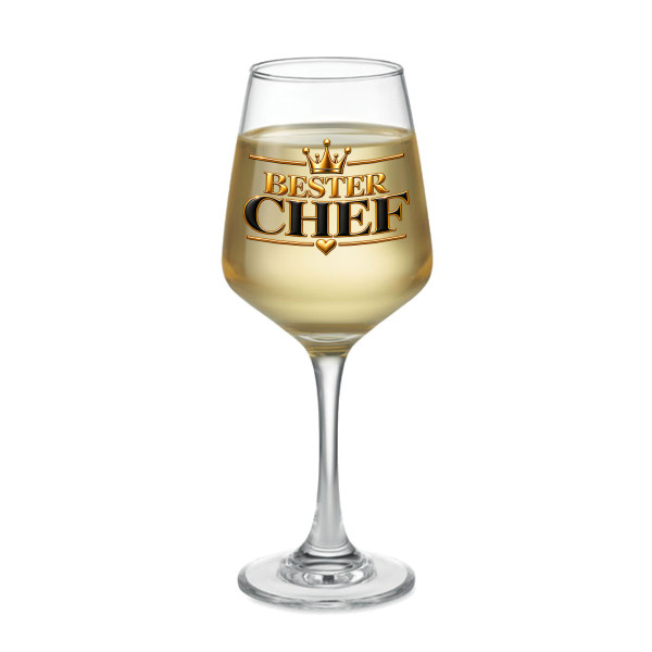 Weinglas "Bester Chef" (400ml)