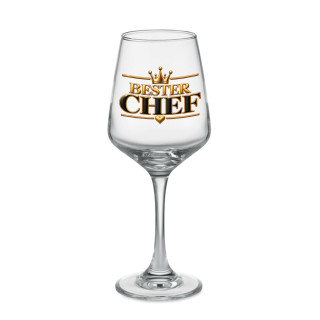 Weinglas "Bester Chef" (400ml)