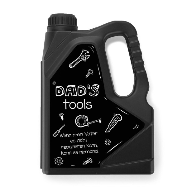 Werkzeugset in Kanisterform "Dad’s Tools"