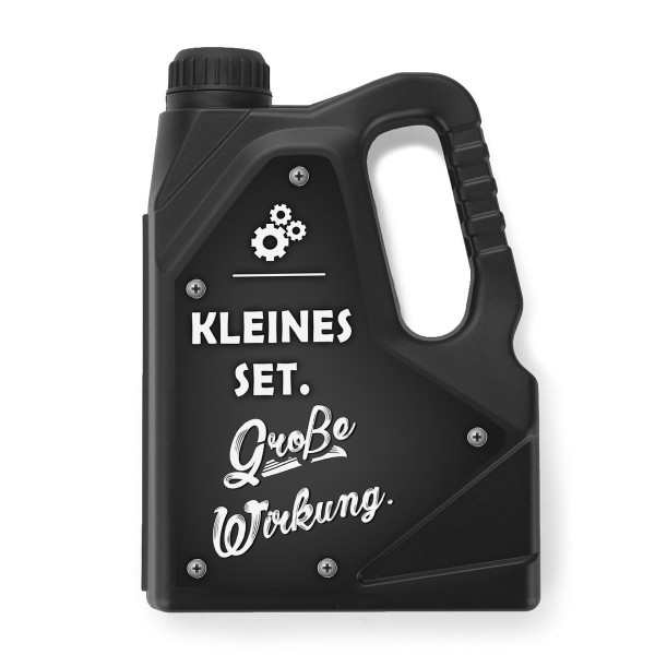Werkzeugset in Kanisterform "Kleines Set. Große Wirkung."