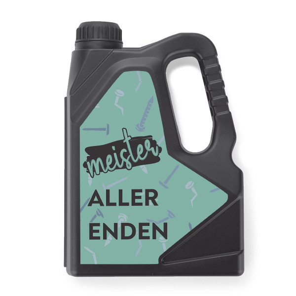 Werkzeugset in Kanisterform "Meister aller Enden"