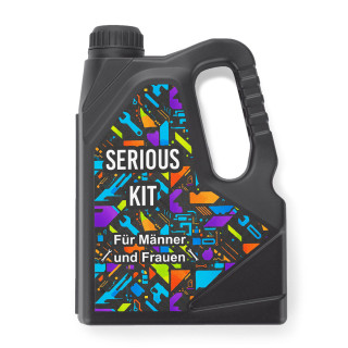 Werkzeugset in Kanisterform "Serious Kit"