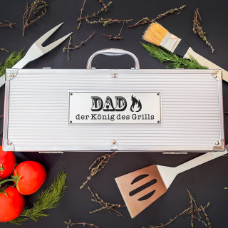 XL-Grill-Set "DAD - der König des Grills"