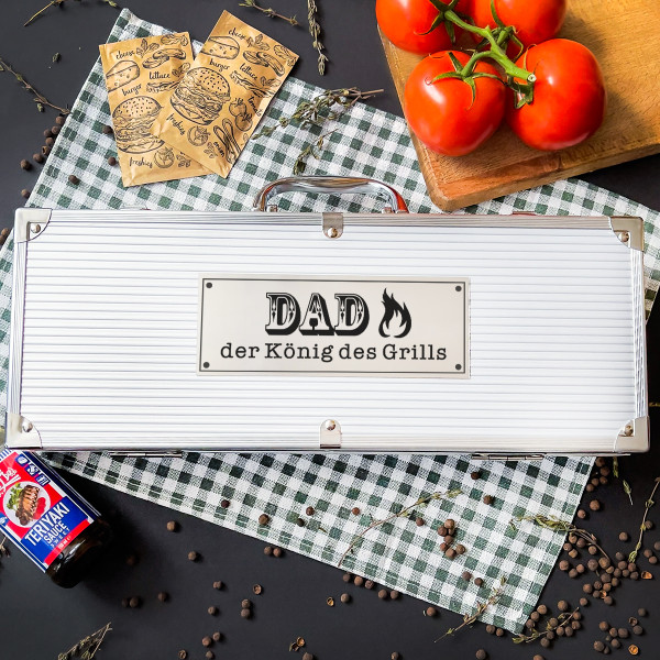 XL-Grill-Set "DAD - der König des Grills" XL-Grill-Set "DAD - der König des Grills"