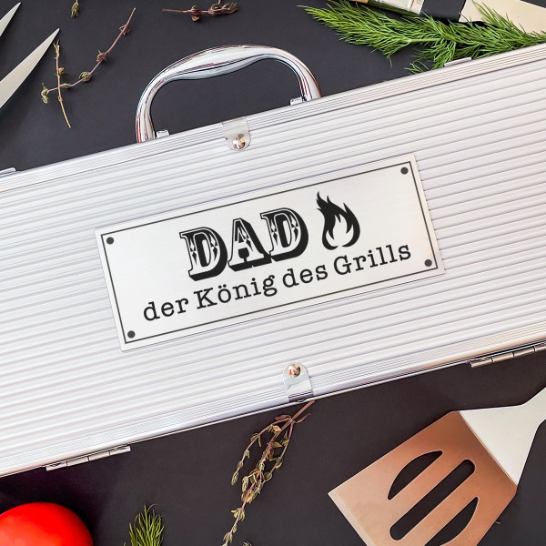 XL-Grill-Set "DAD - der König des Grills" XL-Grill-Set "DAD - der König des Grills"