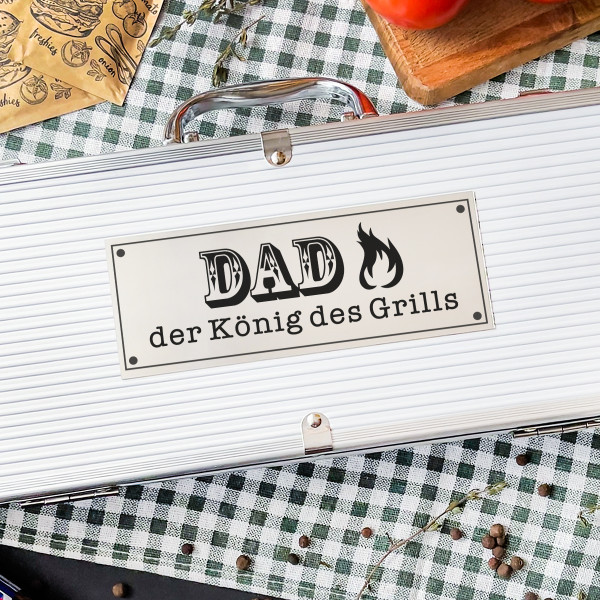 XL-Grill-Set "DAD - der König des Grills" XL-Grill-Set "DAD - der König des Grills"