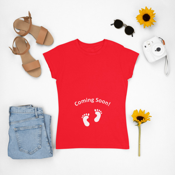 Damen T-Shirt "Coming soon"