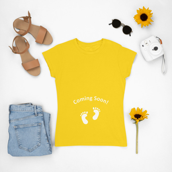 Damen T-Shirt "Coming soon"