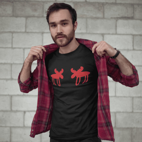 T-Shirt "Zwei Rentiere"