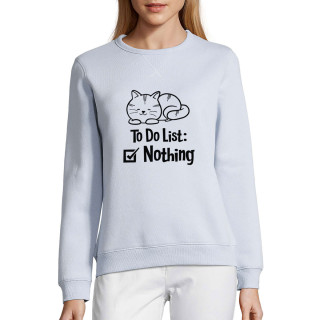 Pastellfarbenes Sweatshirt „Sully“ für Damen "The list" Pastellfarbenes Sweatshirt „Sully“ für Damen "The list"